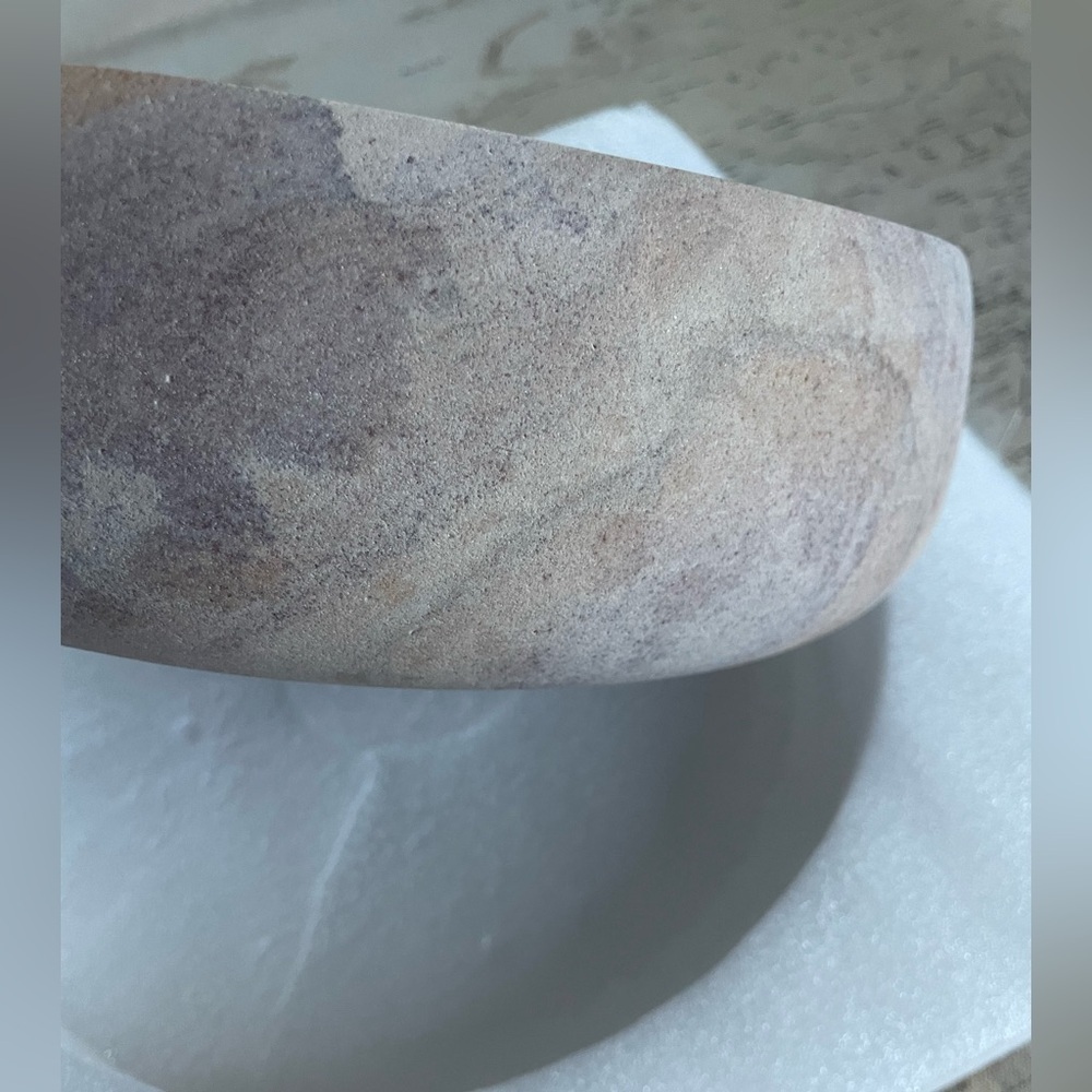 🆕The Citizenry ESHANA Bowl Sandstone Handcrafted - Picture 3 of 6
